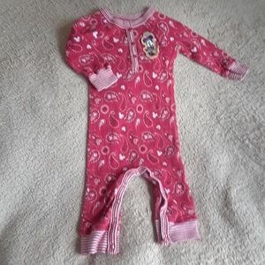 Disney Parks Waffle Knit/Long Johns PJs Unisex 6M